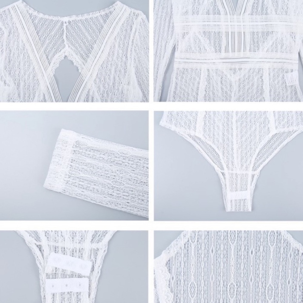 Jessica Bodysuit in White - Picture 5 of 7